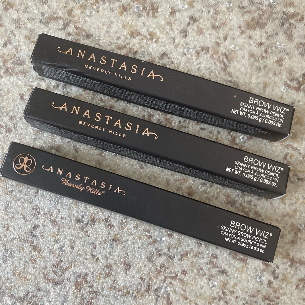 3 unused brand new Anastasia brow wiz pencils